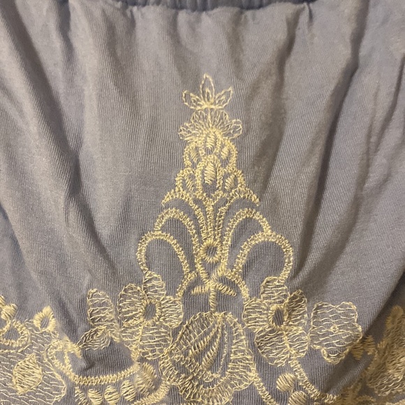 Baby blue off shoulder romper - Picture 6 of 6